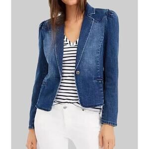 For The Republic Dark Denim Wash Jacket